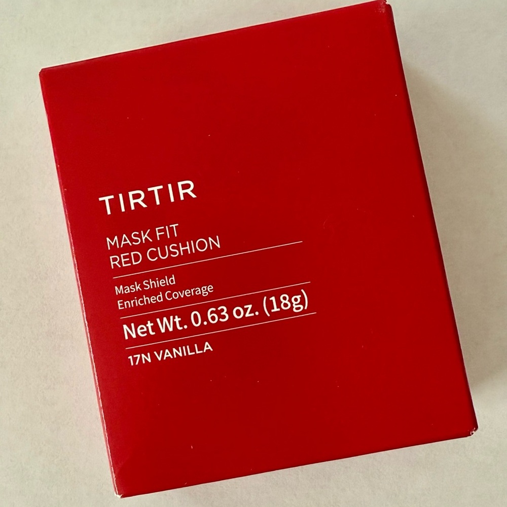 NEW TIRTIR Mask Fit Red Cushion Foundation 17N Vanilla .63 Oz